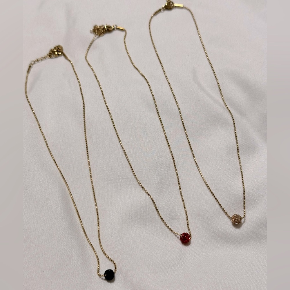 Rustic Cuff Set of 3 Necklaces